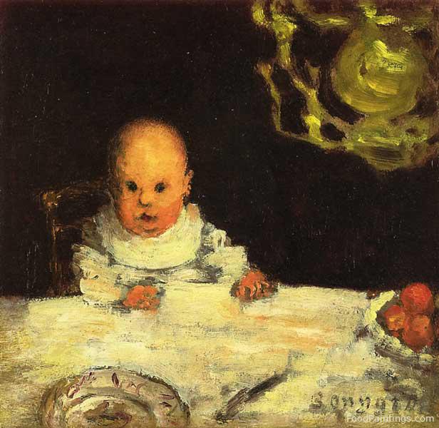 Child at Table - Pierre Bonnard - 1893