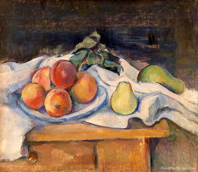 Fruit on a Table - Paul Cezanne – c. 1890