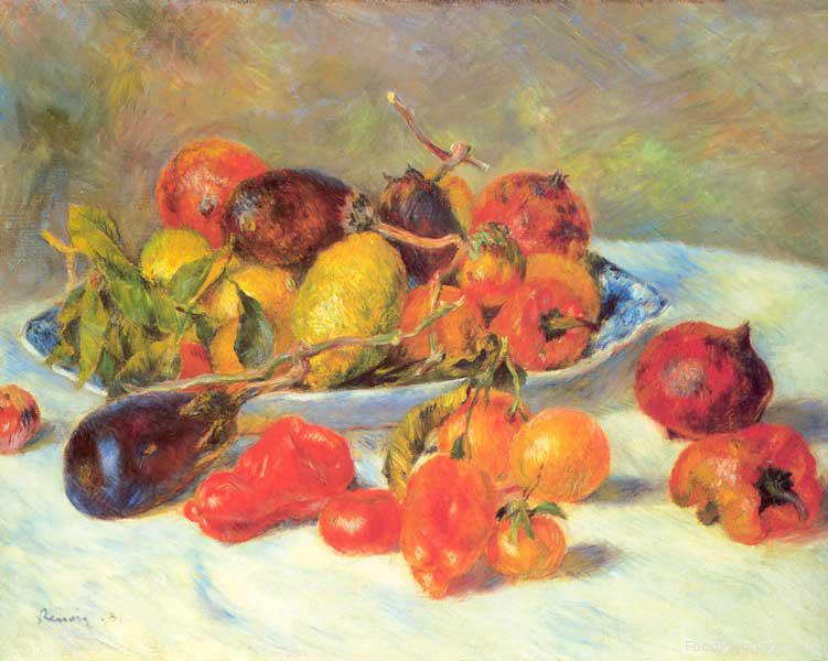 Fruits from the Midi - Pierre Auguste Renoir - 1881