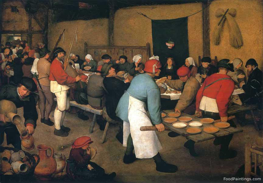 Peasant Wedding - Pieter Bruegel the Elder - 1568