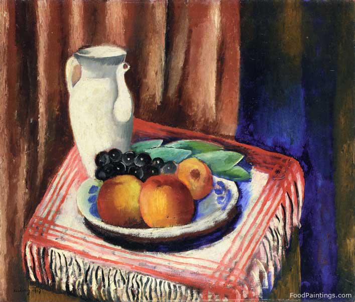 Still Life with Lemons - Moise Kisling - 1917