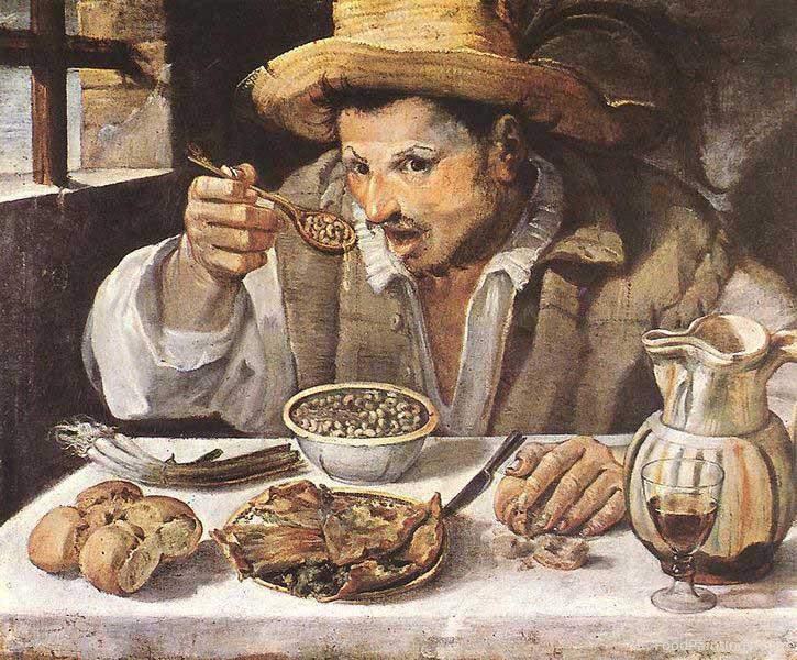 The Bean Eater - Annibale Carracci - c. 1580-1590