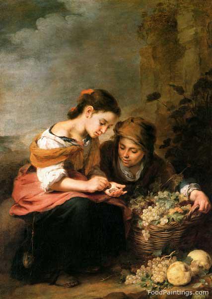 The Little Fruit Seller - Bartolome Esteban Murillo – 1675