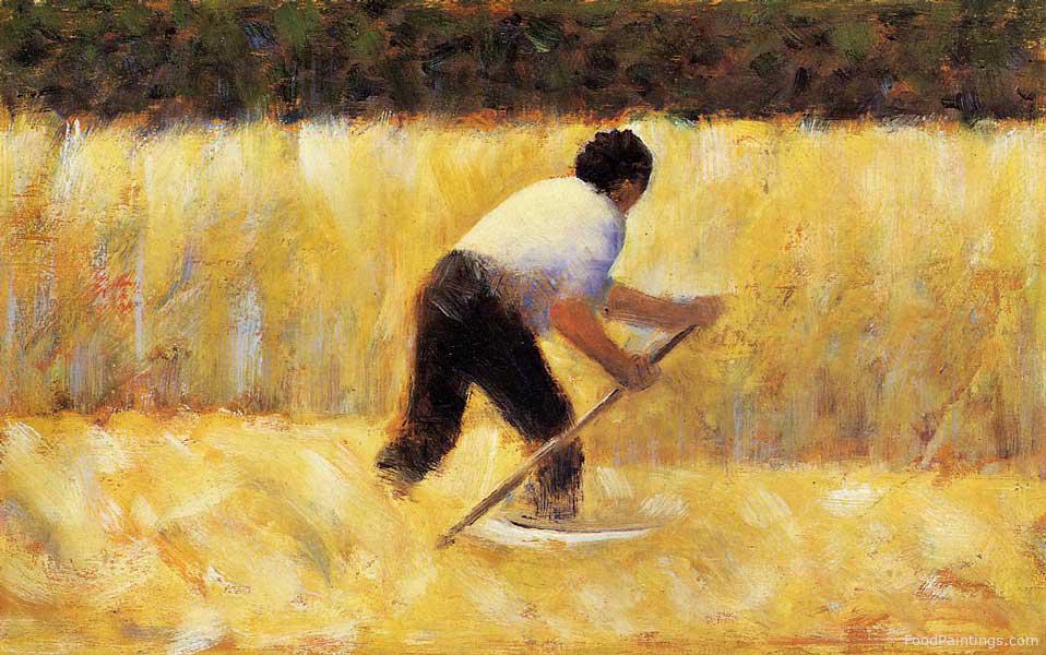 The Mower - Georges Seurat - 1882