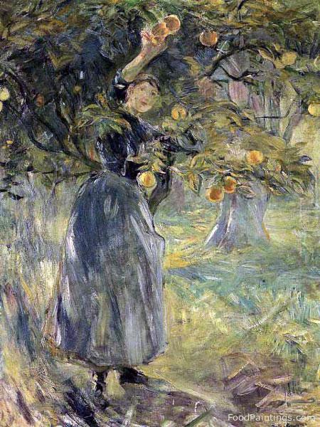 The Orange Picker - Berthe Morisot - 1889