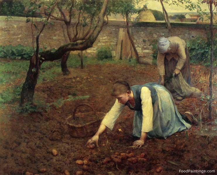 The Potato Gatherers - Guy Rose - 1891
