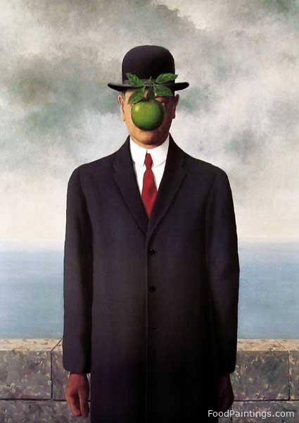 The Son of Man - Rene Magritte - 1964