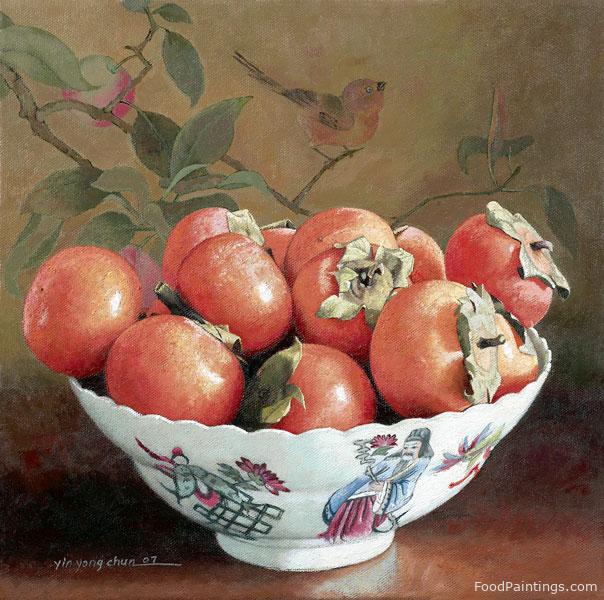 A Bowl of Persimmon - Yin Yong Chun - 2007