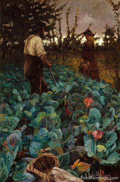 A Cabbage Garden - Arthur Melville - 1877