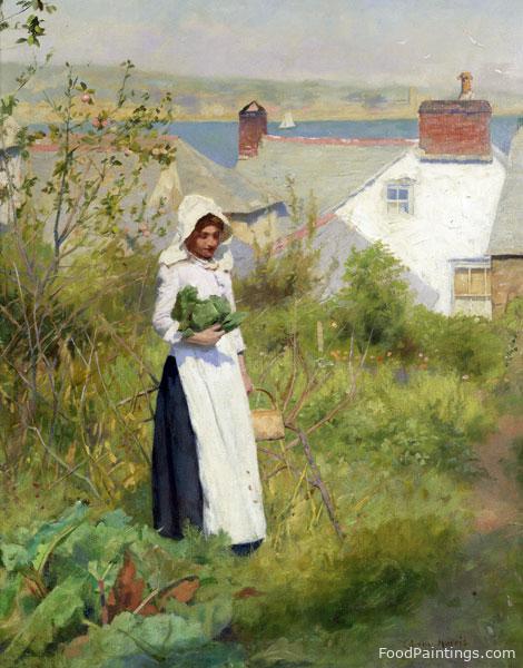 A Cornish Cottage Garden - Edwin Harris