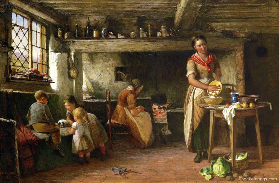 A Cottage Home - Joseph Moseley Barber - 1875