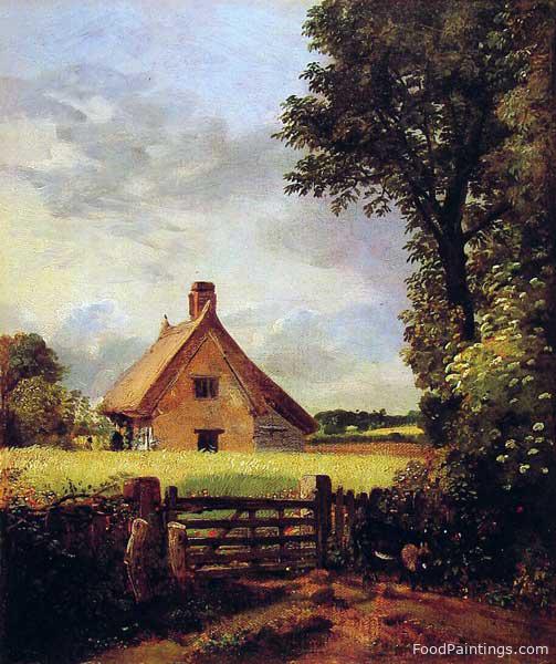 A Cottage in a Cornfield - John Constable - 1817