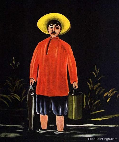 A Fisherman - Niko Pirosmani - 1908