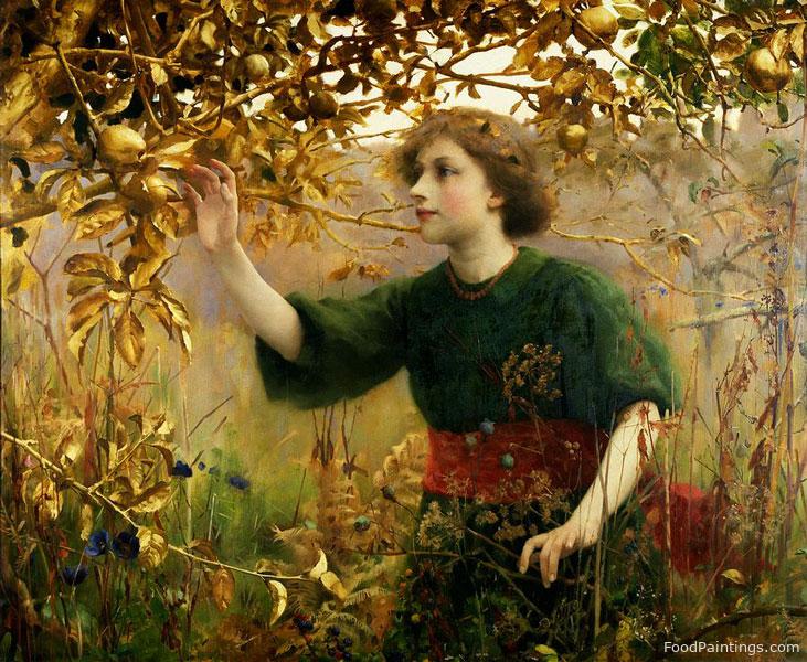 A Golden Dream - Thomas Cooper Gotch - 1893