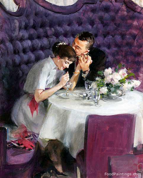 A Romantic Dinner - John Gannam - 1957