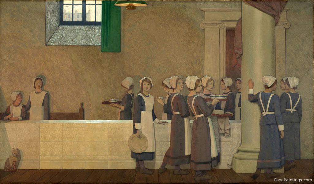 Acts of Mercy, Orphans II - Frederick Cayley Robinson - 1915