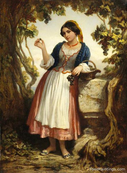 An Italian Peasant Girl - Dominique Louis Papety - c. 1848