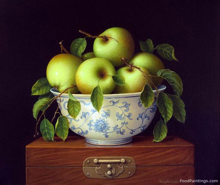 Apples, Bowl and Chinese Box - Trisha Hardwick