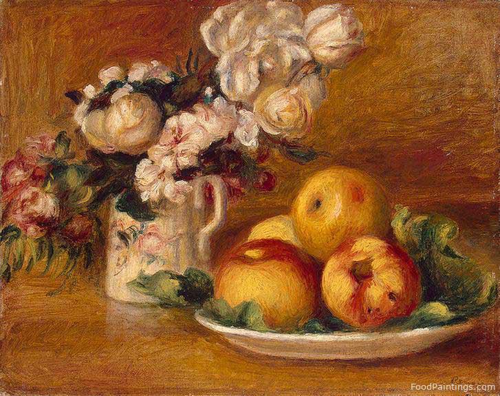 Apples and Flowers - Pierre Auguste Renoir - 1896