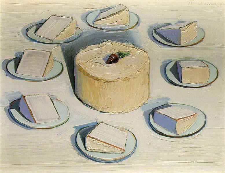Around the Cake - Wayne Thiebaud - 1962