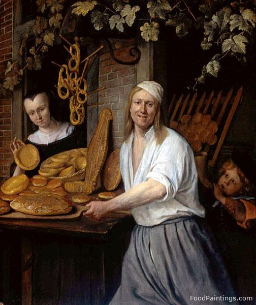 Baker Oostwaert and His Wife - Jan Steen - 1658