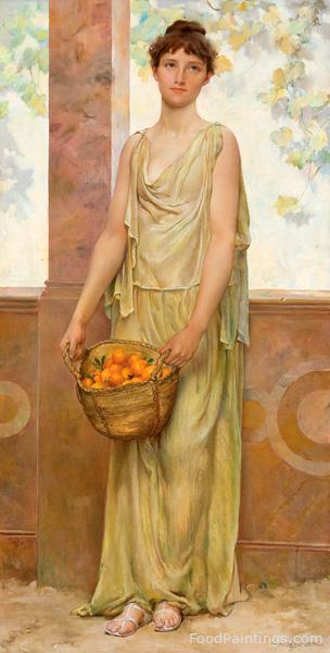 Basket of Oranges - Will Hicok Low - 1885
