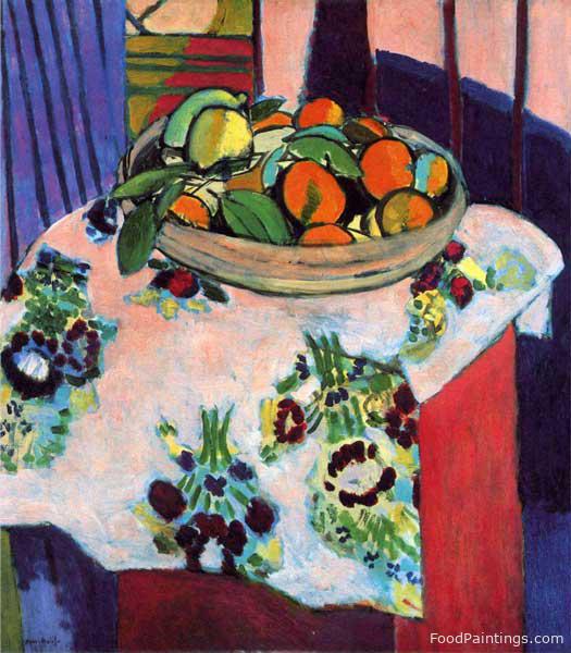 Basket with Oranges - Henri Matisse - 1913