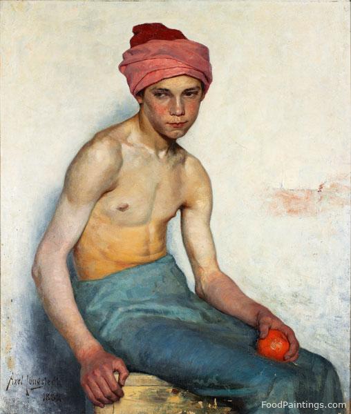 Boy with Orange - Axel Jungstedt - 1882