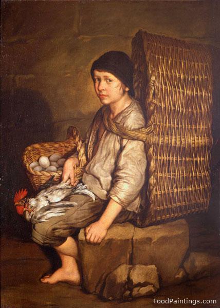 Boy with a Basket - Giacomo Ceruti - c. 1735