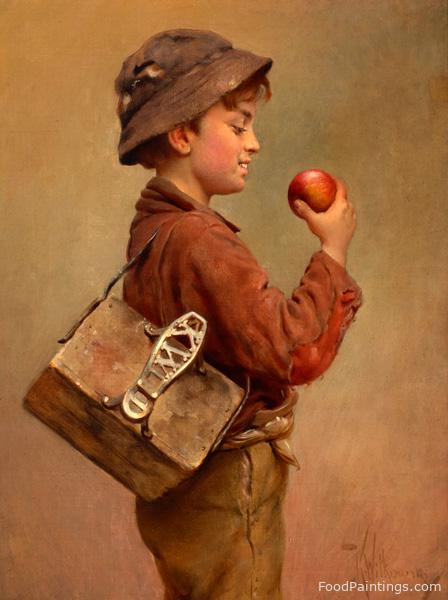 Boy with an Apple - Karl Witkowski
