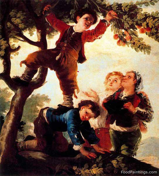 Boys Picking Fruit - Francisco Goya - 1778
