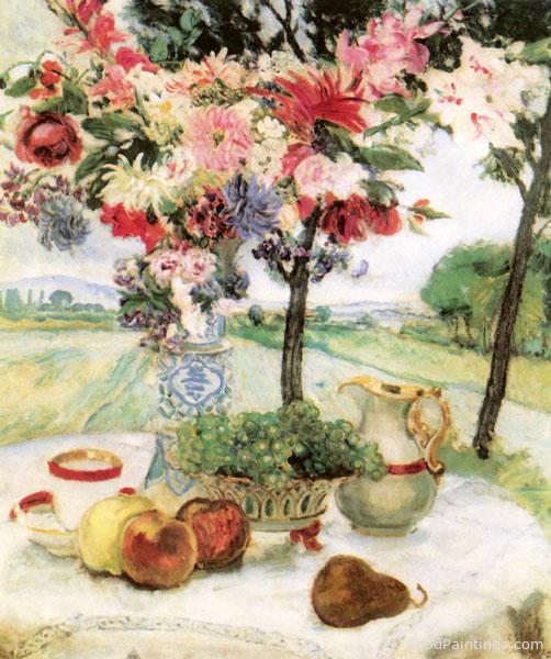 Breakfast Table - Istvan Csok - 1913