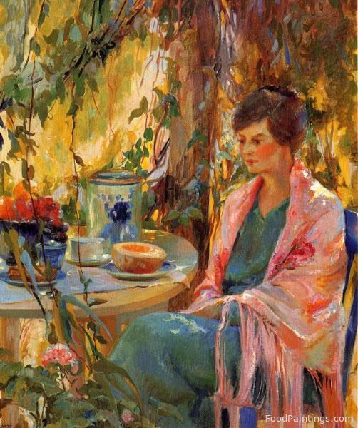 Breakfast in the Garden - Florence Ellen Ware