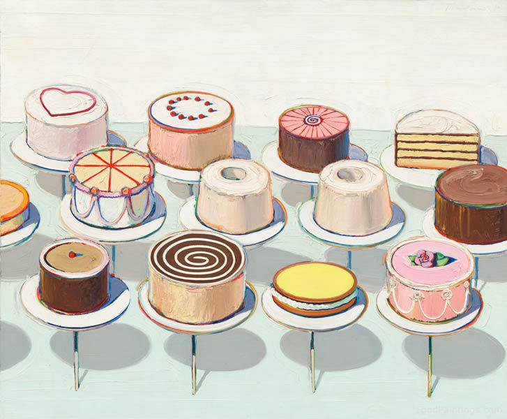 Cakes - Wayne Thiebaud - 1963