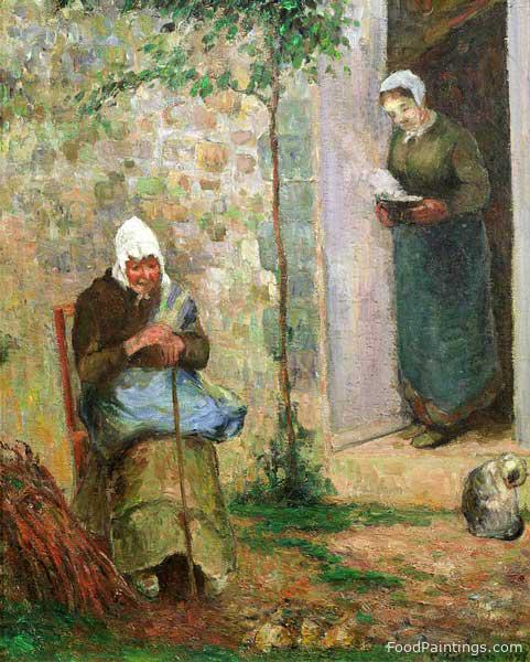 Charity - Camille Pissarro - 1876