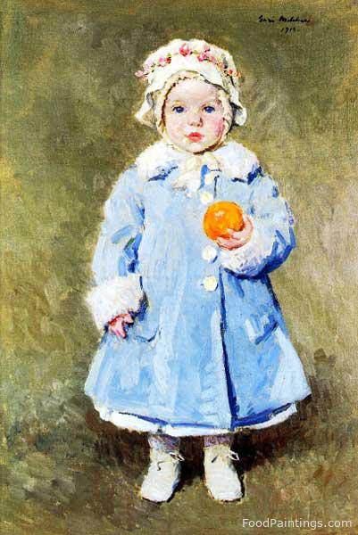Child with an Orange - Gari Melchers - 1918