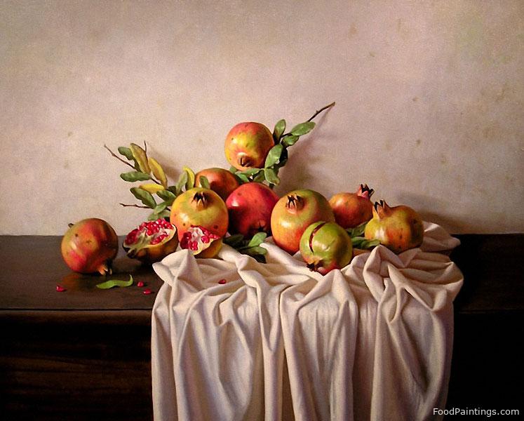 Composition with Pomegranates - Antonio Morano