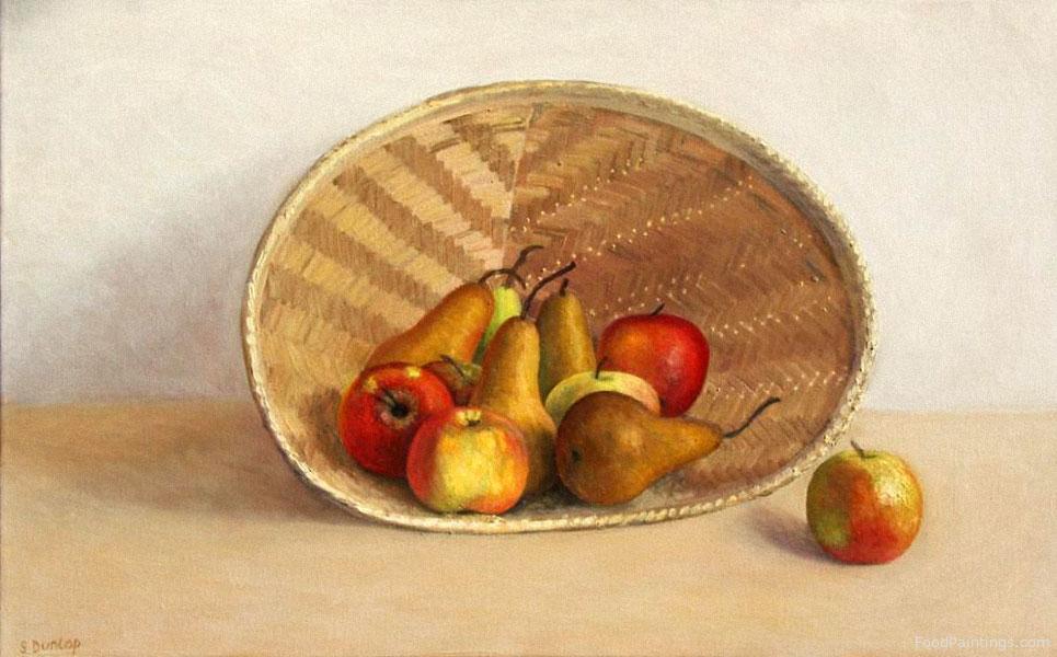 Cornucopia with Apples and Pears - Sophie Dunlop