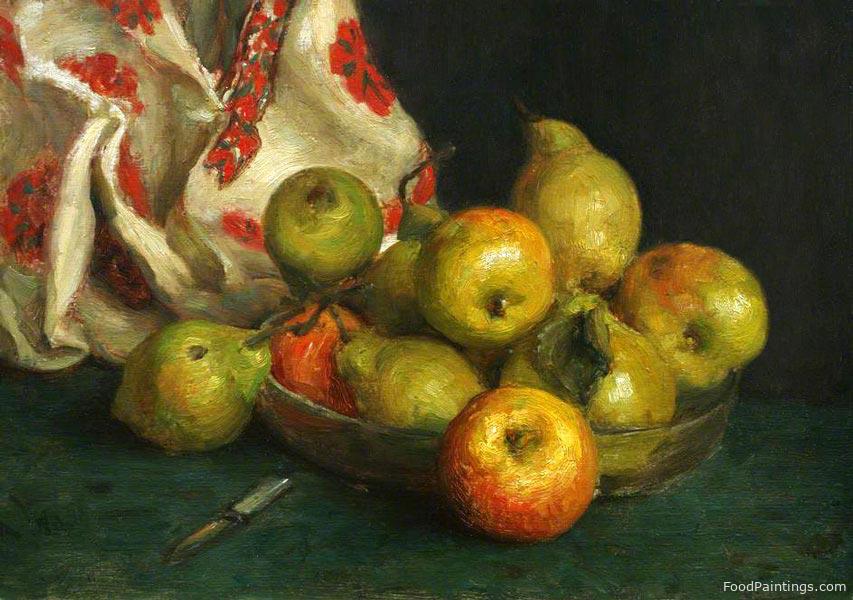 Dish of Fruit with Cloth - Henry Scott Tuke