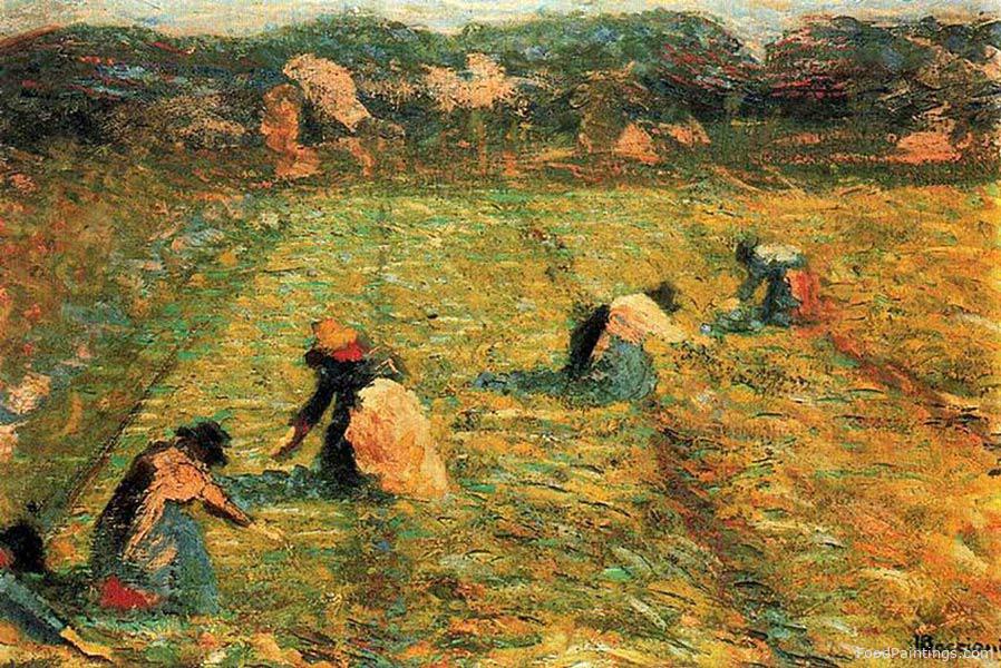 Farmers at Work - Umberto Boccioni - 1908