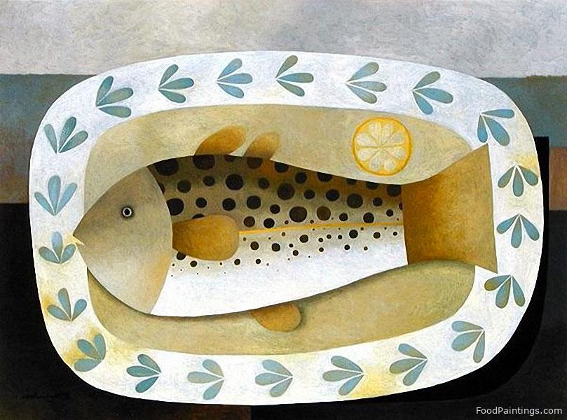 Fish on the Plate - Reg Cartwright - 1996