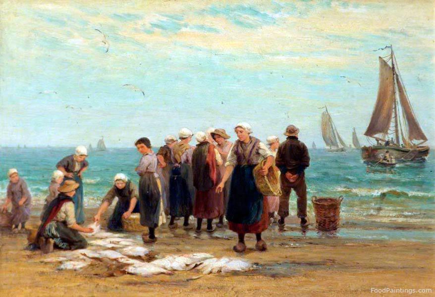 Fisherwomen at Scheveningen, Holland - Edith Hume - 1875