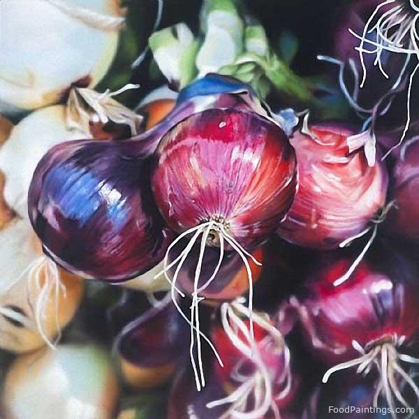 Fresh Red Onions - Ben Schonzei - 2010