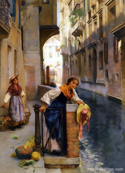 Fruit Sellers from the Islands, Venice - Henry Woods - 1903