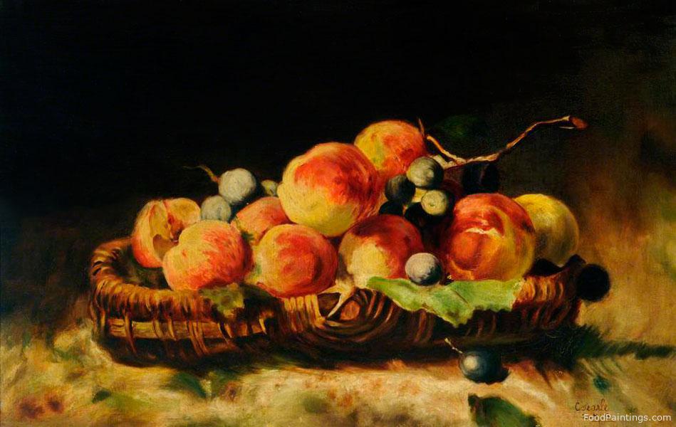 Fruit in a Basket - G. Searle - 1903