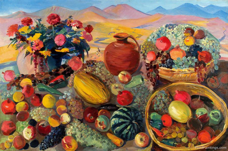 Gifts of Autumn - Martiros Saryan - 1954