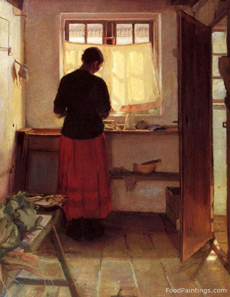 Girl in the Kitchen - Anna Ancher