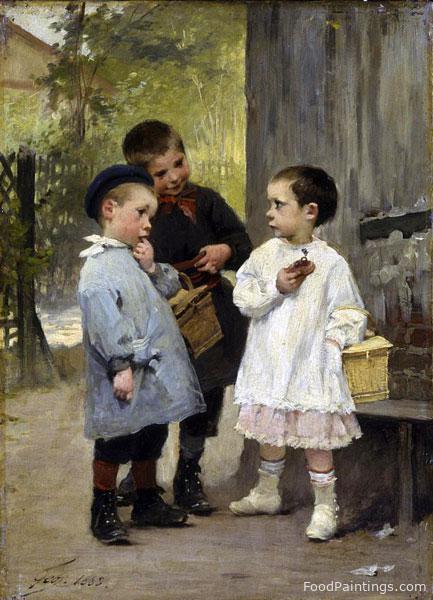 Give Me a Bite - Henry Jules Jean Geoffroy - 1883