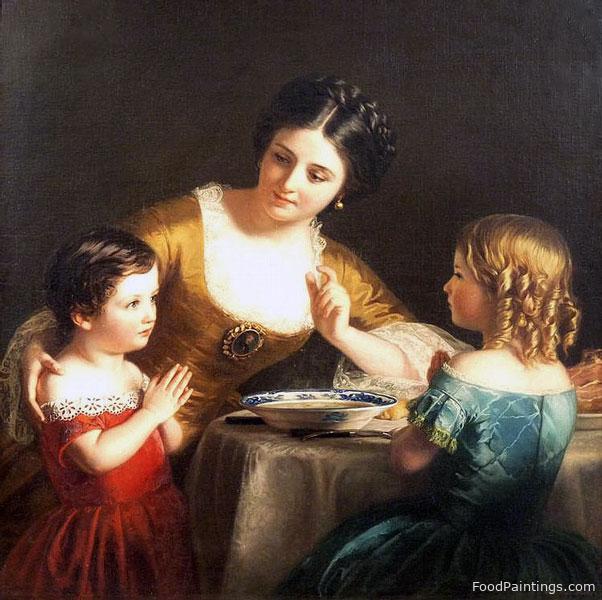 Grace Before Meal - Samuel Baruch Halle - 1859