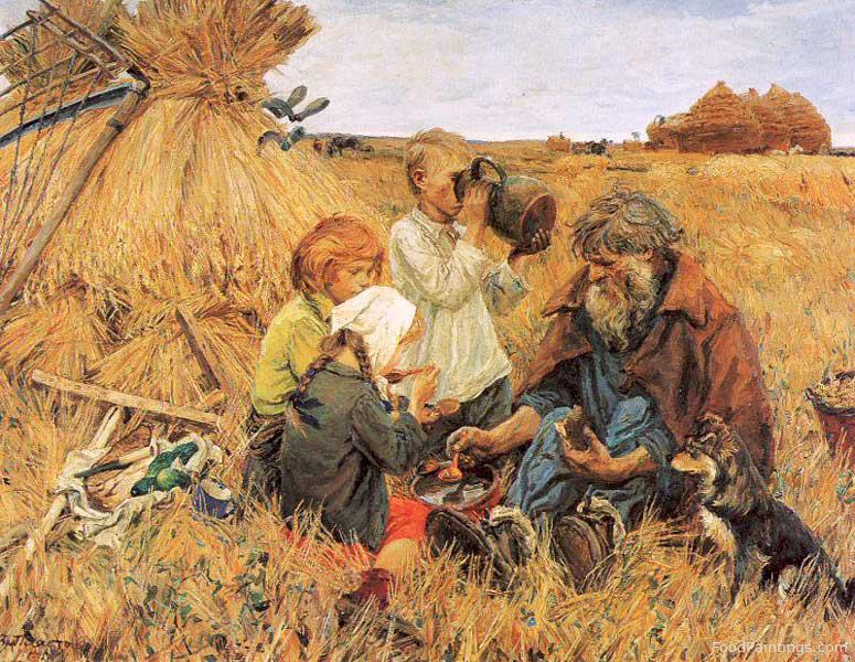 Harvest - Arkady Plastov - 1945